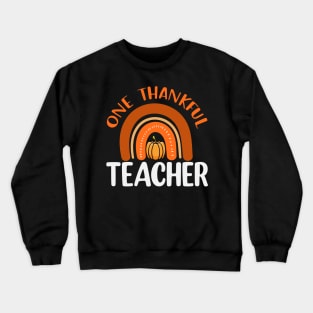 one thankful teacher Crewneck Sweatshirt